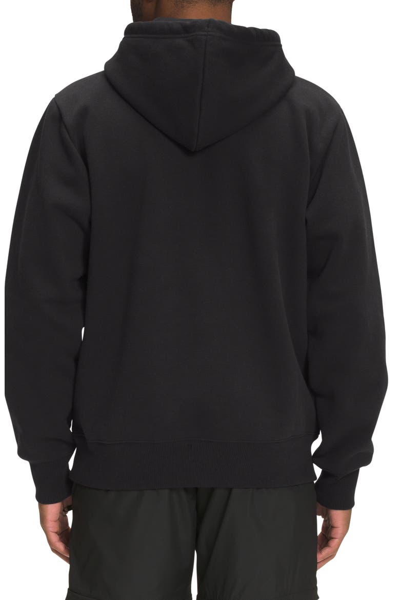 Heavyweight Box Fleece Hoodie, Alternate, color, BLACK