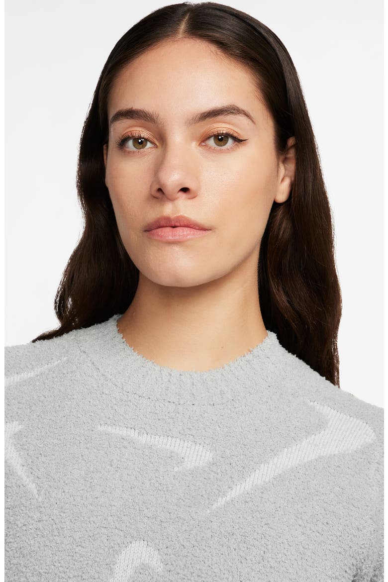 Sportswear Phoenix Cozy Bouclé Top, Alternate, color, LIGHT SMOKE GREY/ PHOTON DUST
