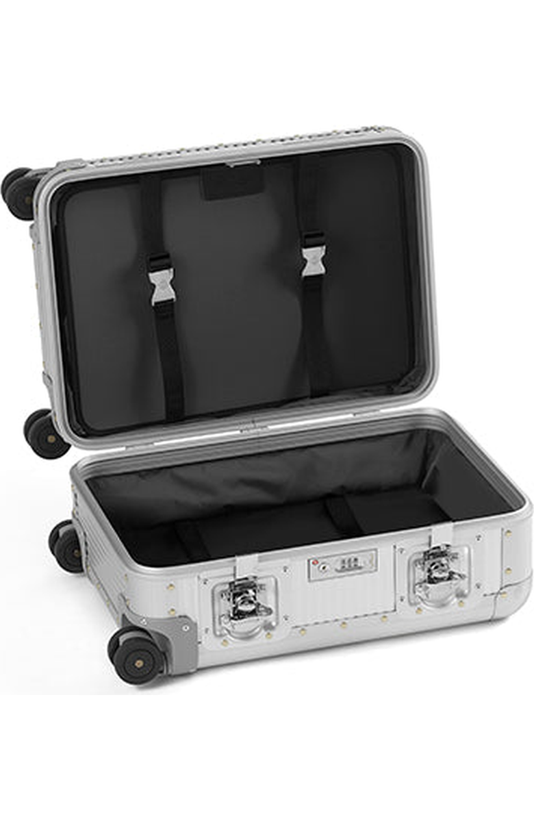 FPM - Fabbrica Pelletterie Milano - US Bank S Spinner 53 Suitcase, Alternate, color, Moonlight Silver