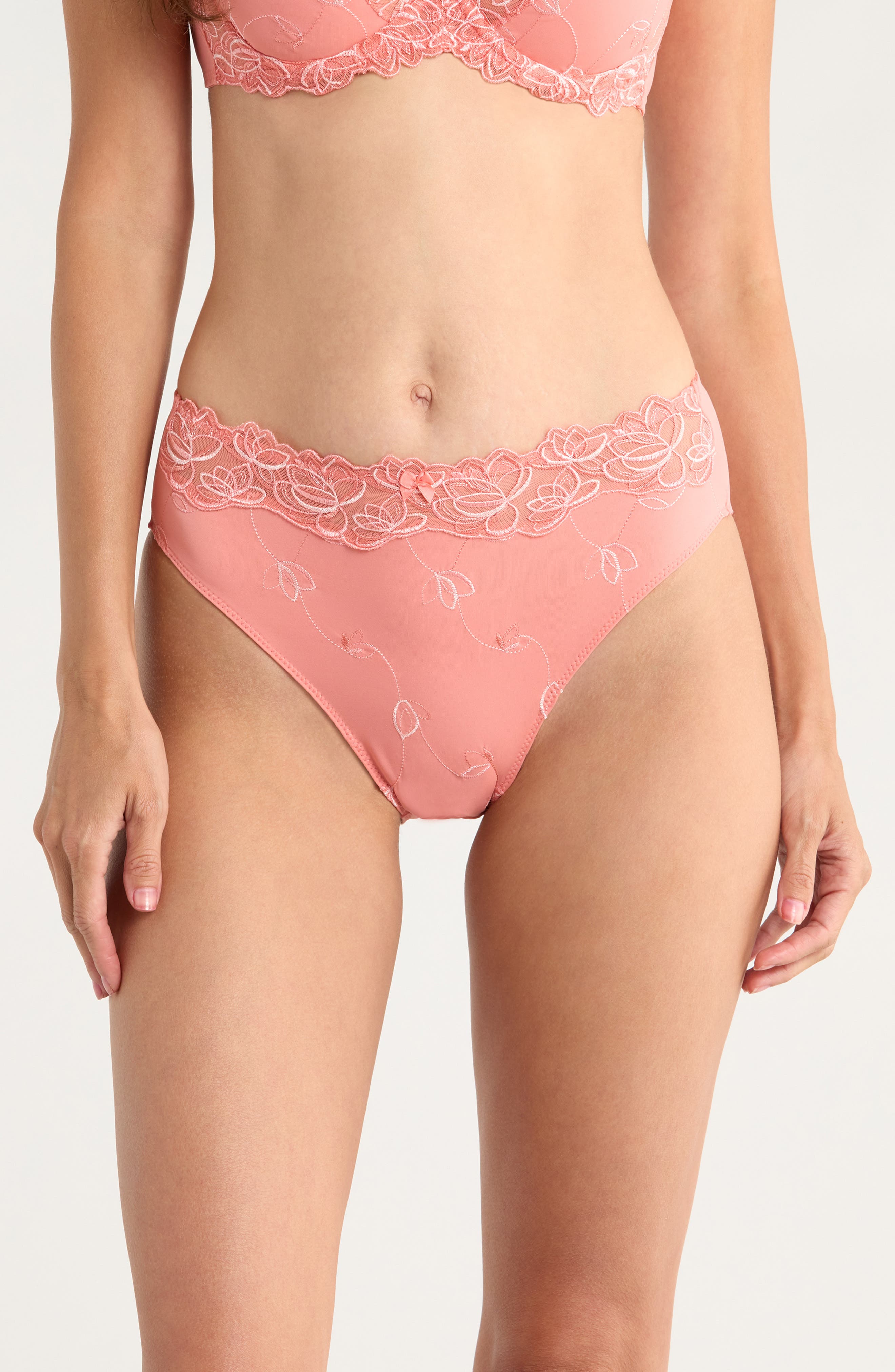 Hunkemöller Diva Embroidered Mesh Panties