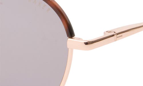 Ted Baker London 53mm Round Sunglasses In Gold