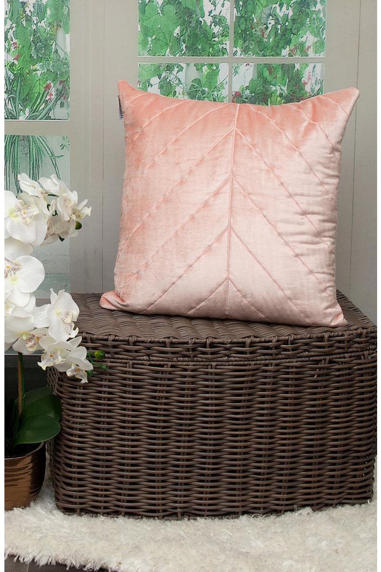 Tobyn Transitional Pink Throw Pillow, Alternate, color, PINK