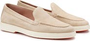 Santoni Women's suede loafer