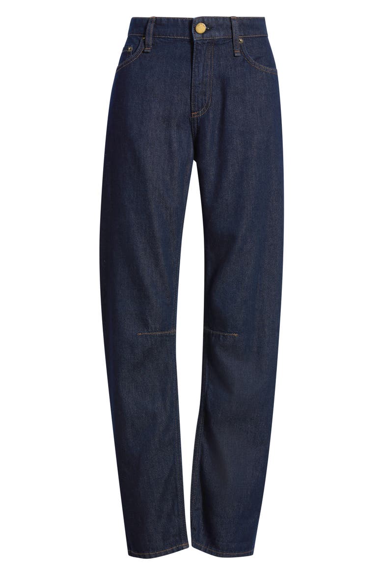 Stevie Slim Tapered Jeans, Alternate, color, DARK RINSE