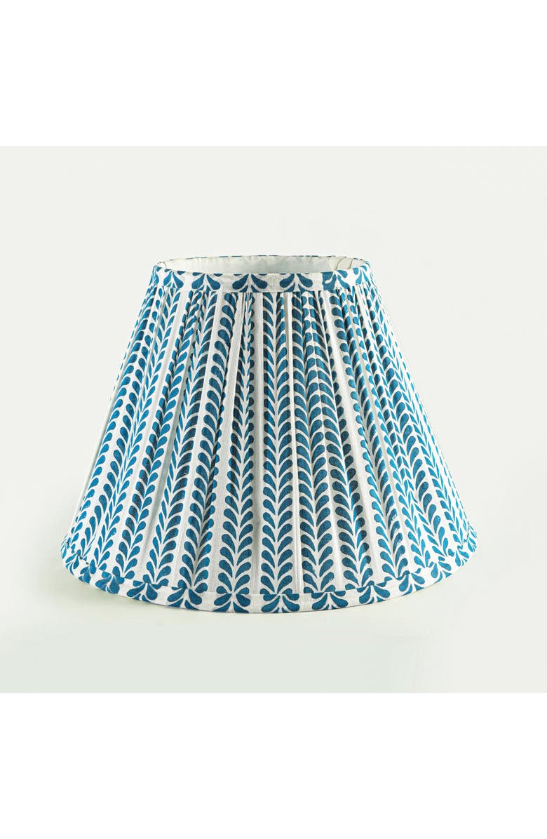 Mela Artisans Flourish Handblocked Lampshade, Main, color, 