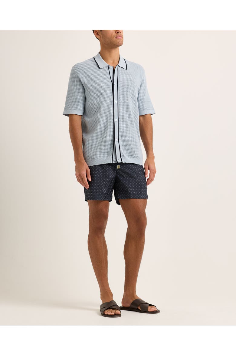 Roddy Relaxed-Fit Shirt, Main, color, LIGHT SKY POOL/NIGHT IRIS
