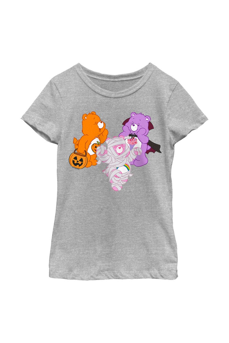 Girl's Care Bears Halloween Bears T-Shirt, Main, color, Athletic Heather