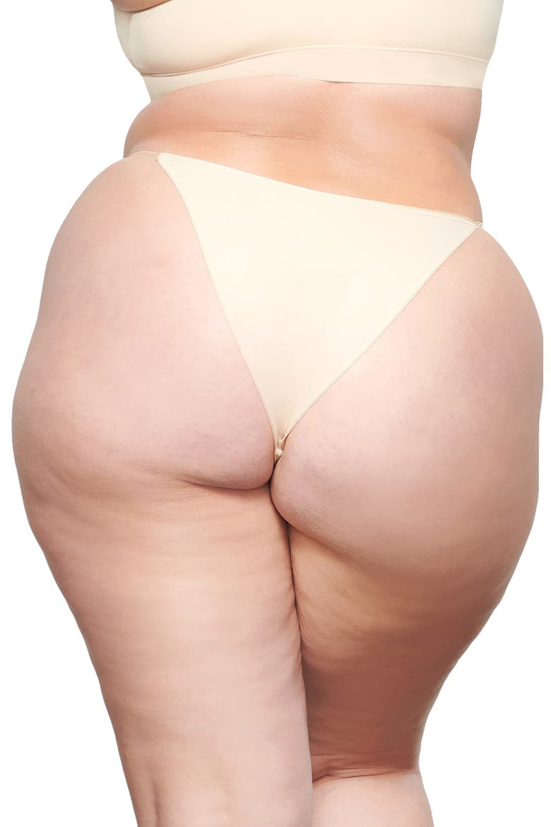 Fits Everybody String Bikini, Alternate, color, SAND