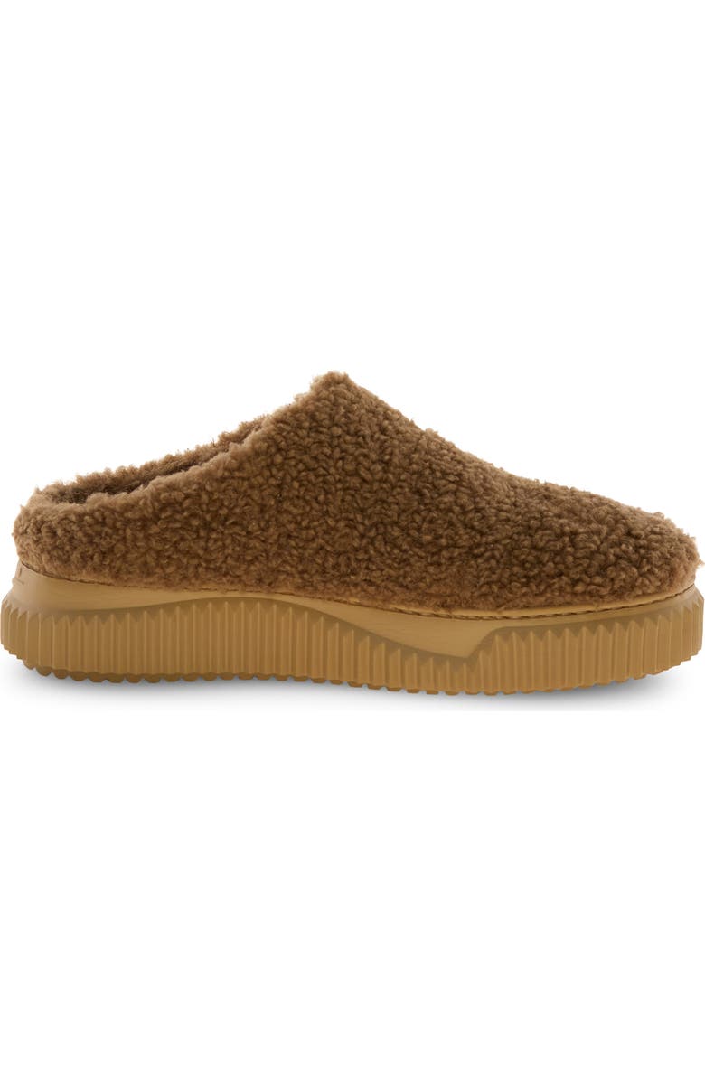 Voile Blanche Gina Faux Shearling Clog, Alternate, color, Brown