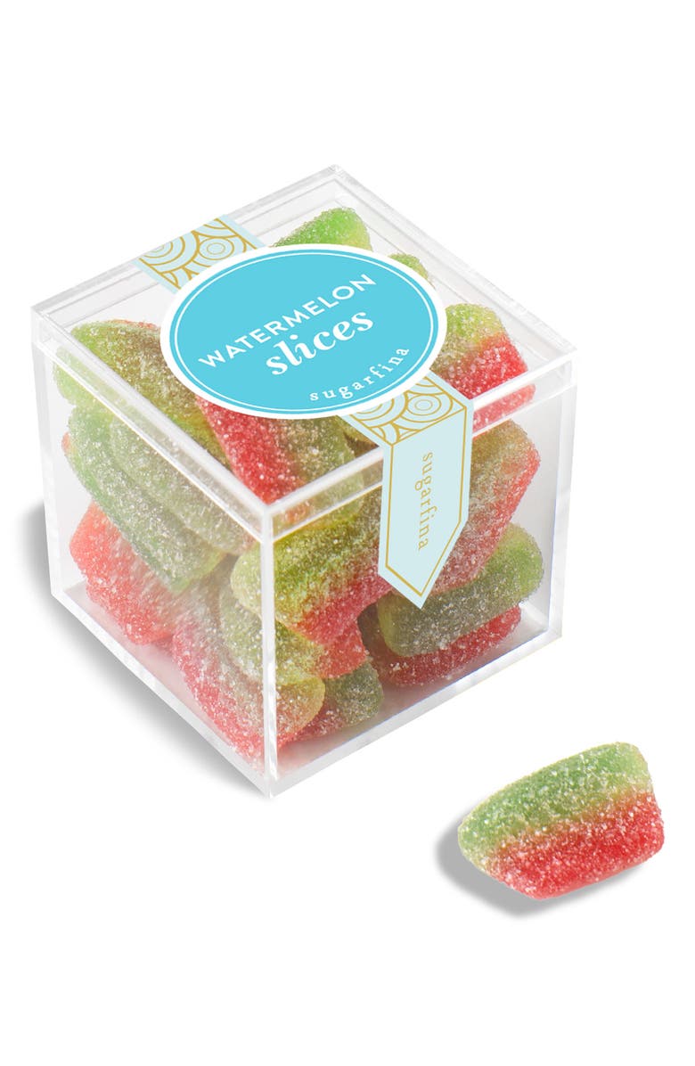 sugarfina Watermelon Slice Set of Candy Cubes, Alternate, color, 
