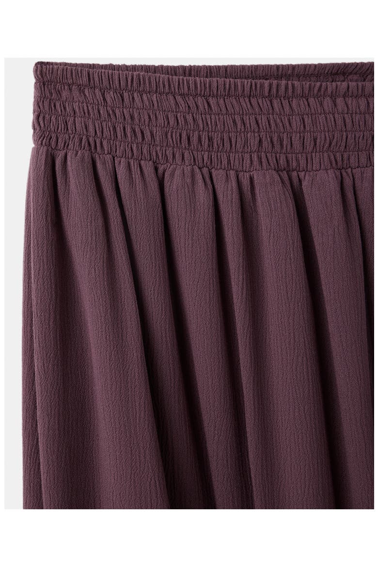 Embroidered Panel Maxi Skirt, Alternate, color, PURPLE