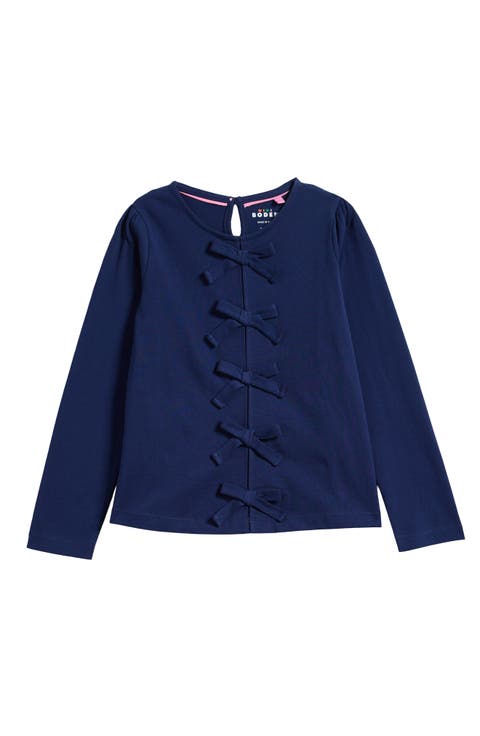 Kids' Rib Bow Trim Top