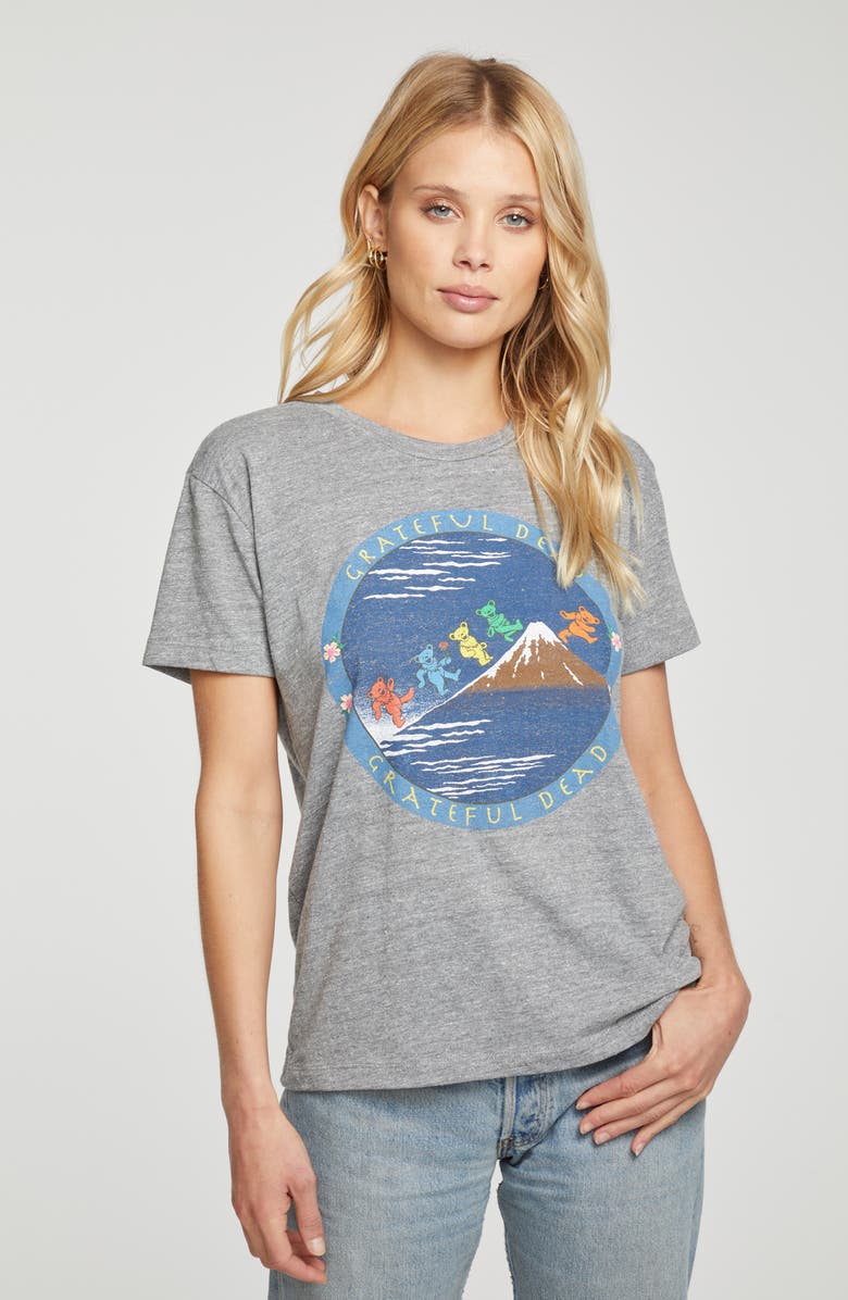 Chaser Grateful Dead Dancing Bears Graphic Tee, Alternate, color, Streaky Grey