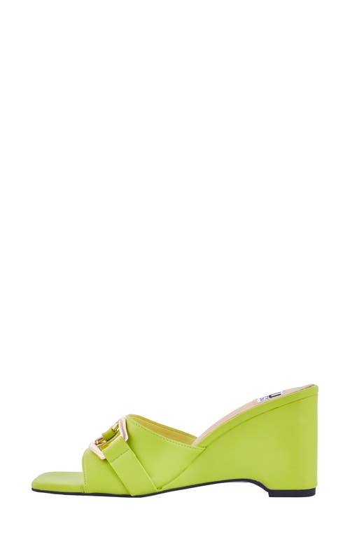 Ninety Union Kensy Wedge Sandal In Lime