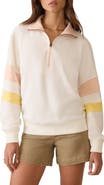 Faherty Beach Quarter Zip Fleece Pullover