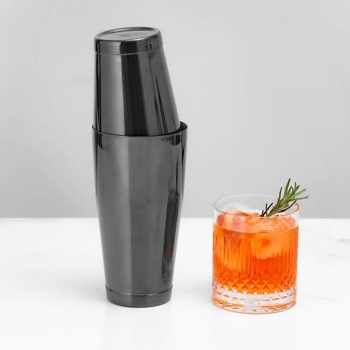 A Bar Above Black Boston Cocktail Shaker Set, Weighted In Black