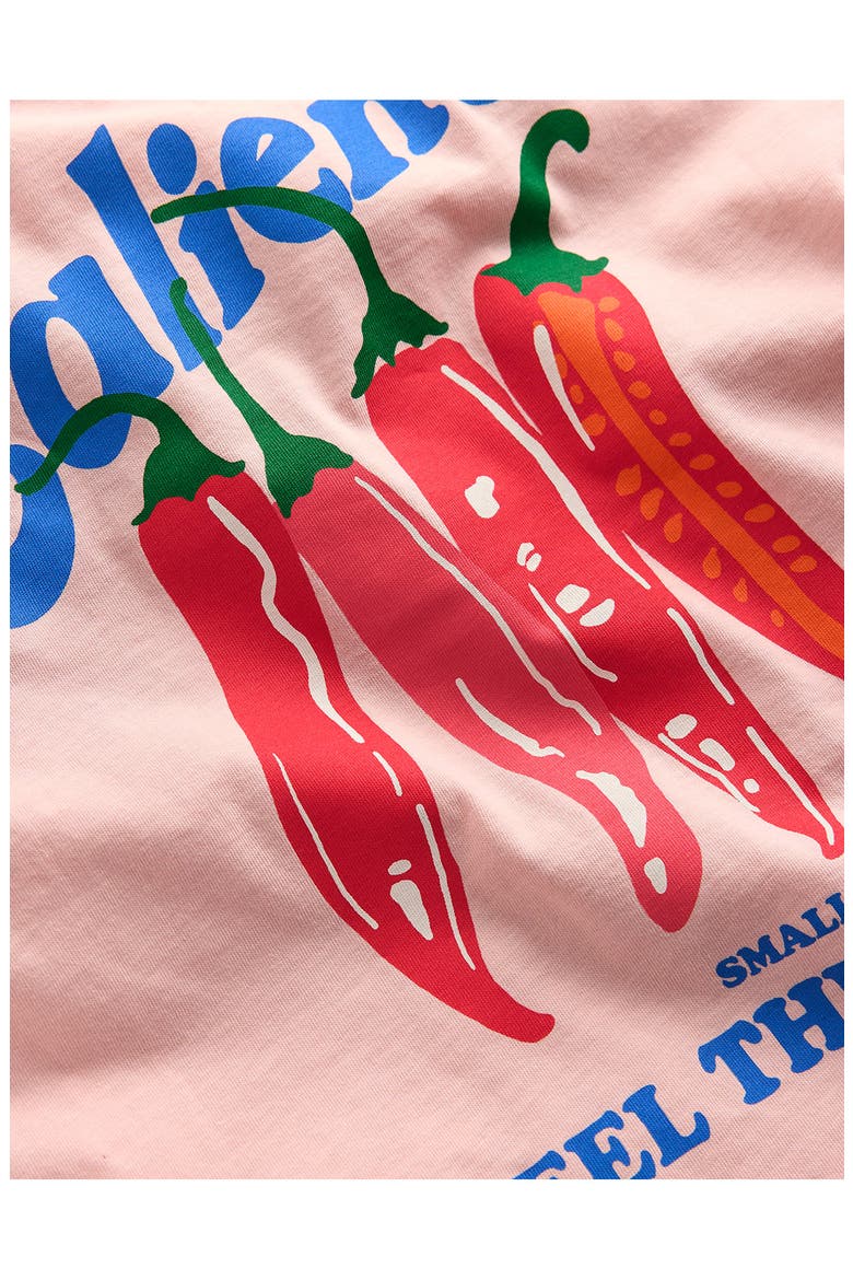 Kids' Chili Graphic Cotton T-Shirt, Alternate, color, VINTAGE PINK CHILLIS