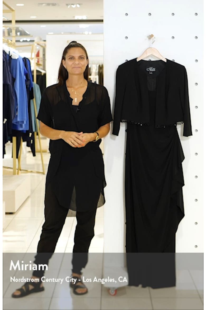Ruched Gown with Bolero video