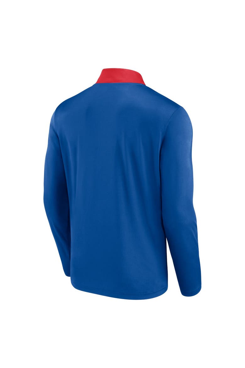 Men's Fanatics Royal Texas Rangers Unstoppable Quarter-Zip Top, Alternate, color, Royal