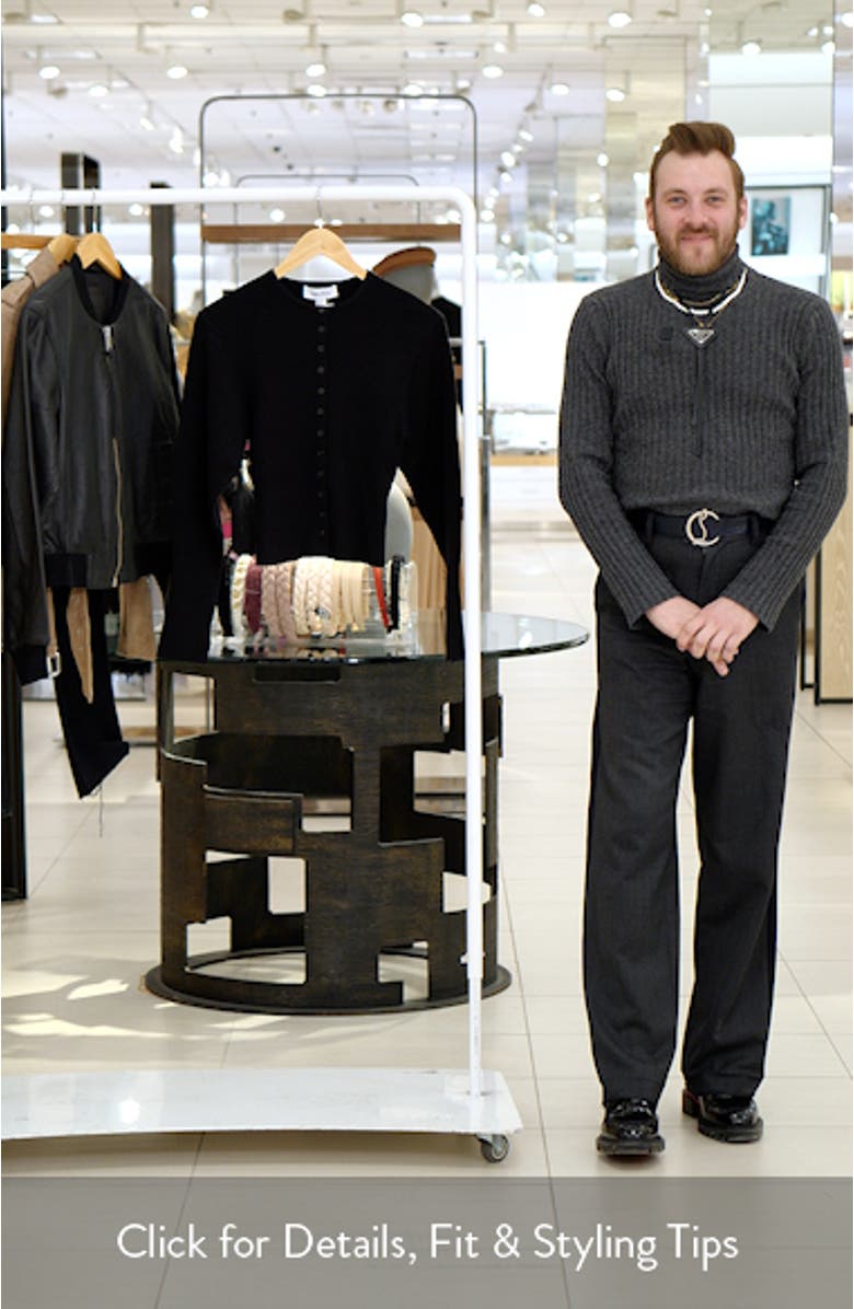 Fitted Rib Cardigan, sales video thumbnail