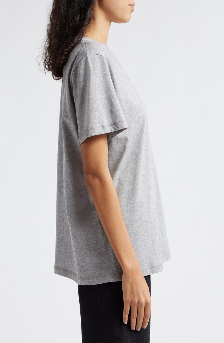 Ganni Organic Cotton Logo Graphic T-Shirt, Alternate, color, 