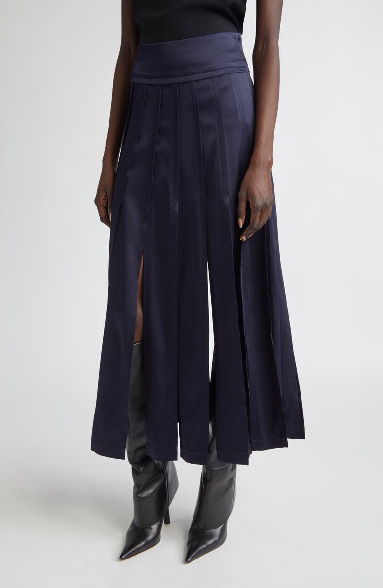 MONSE Panel Fringe Skirt, Main, color, 