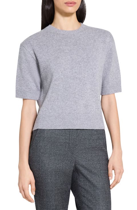 Short Sleeve Cashmere Sweater
