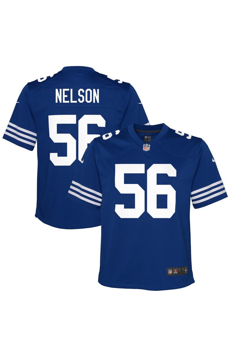 Nike Youth Nike Quenton Nelson Royal Indianapolis Colts Game Jersey, Main, color, Royal