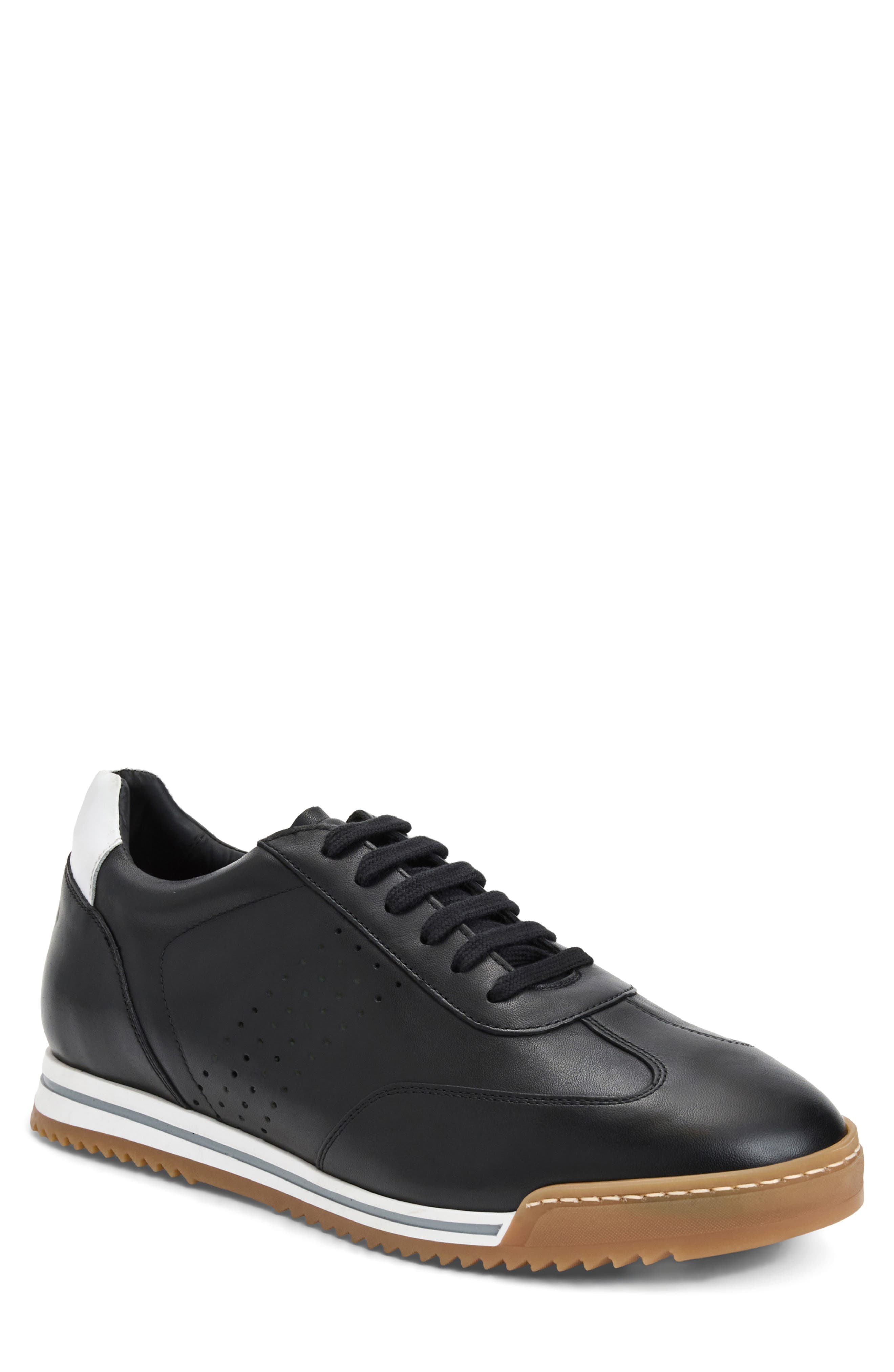 Bruno Magli Brozzi Low Top Leather Sneaker, Main, color, 