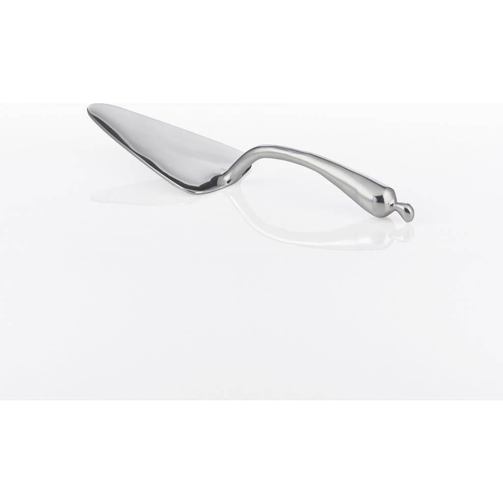 Lunares Pod Cake Server In Silver
