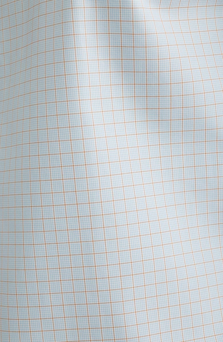 Nordstrom Arcadia Signature Trim Fit Check Dress Shirt, Alternate, color, Blue Arcadia Plaid