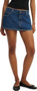 Cotton On Low Rise Denim Miniskort