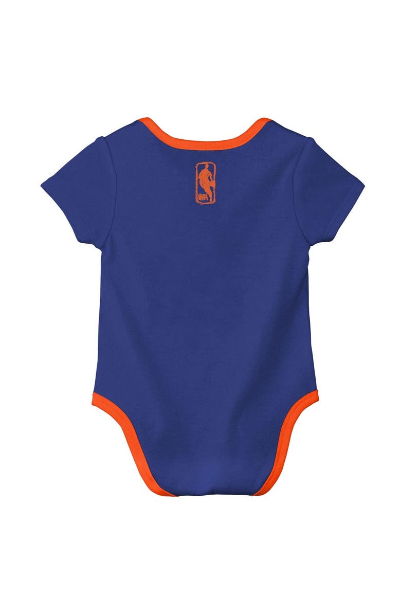 Nike Infant Nike  Blue New York Knicks Courtside Premier 2-Pack Bodysuit Set, Alternate, color, Blue