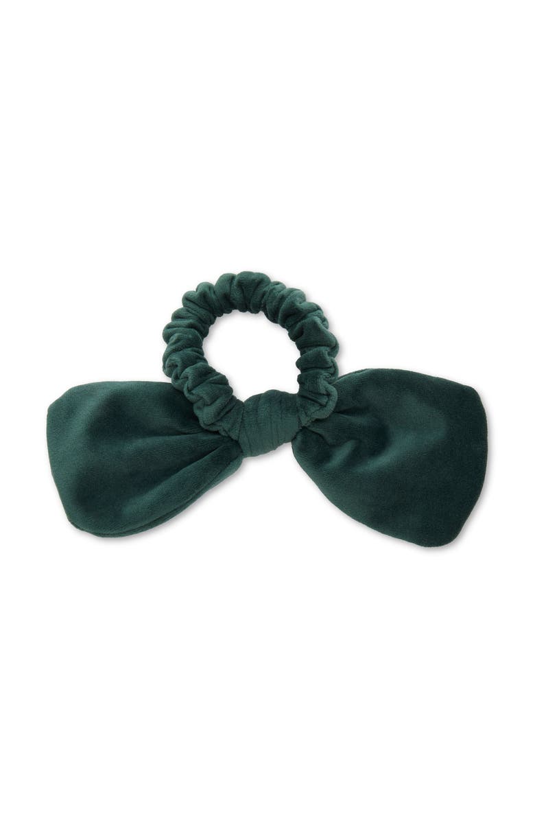 Lele Sadoughi Greenbay Bow Scrunchie, Alternate, color, Greenbay Green 300