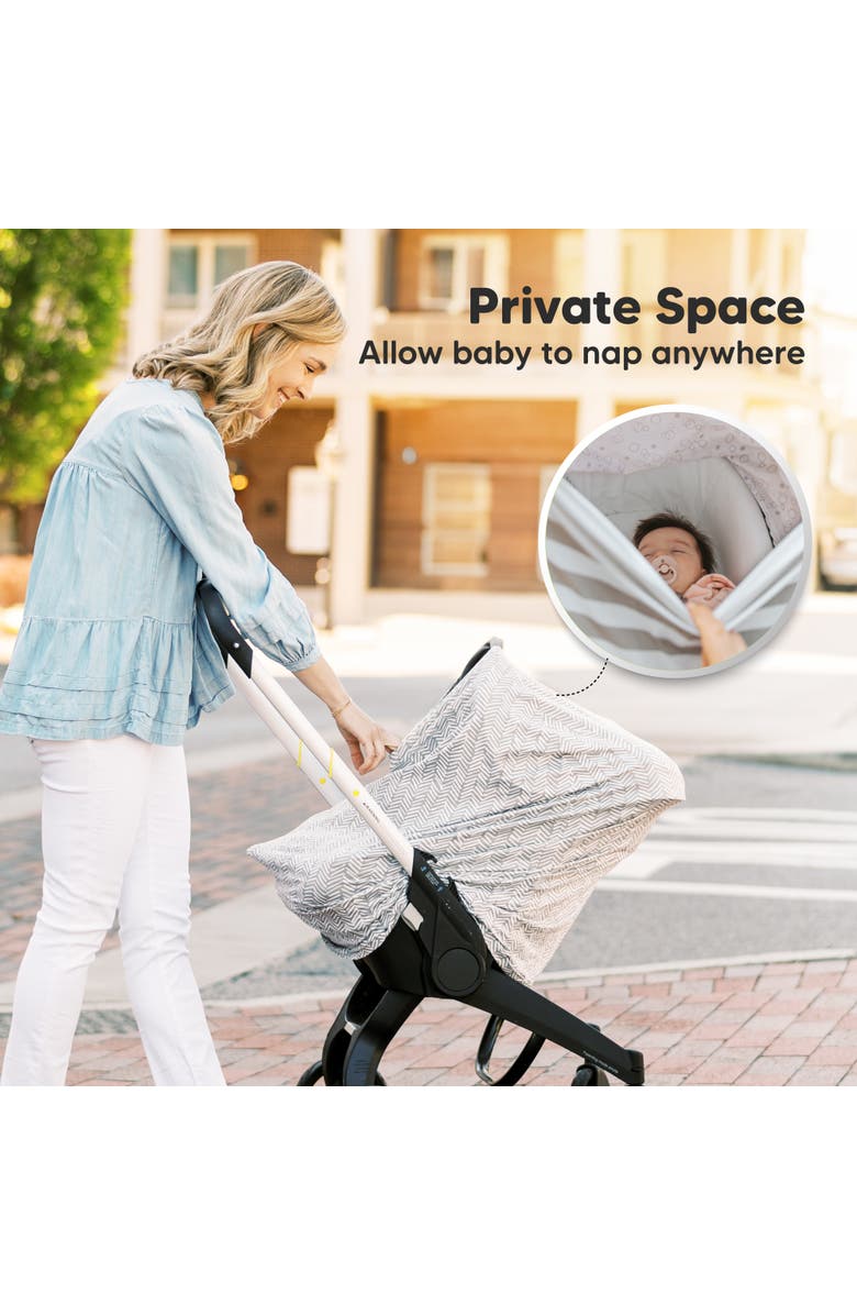 KeaBabies All-in-1 Multi-Use Cover, Alternate, color, Herringbone