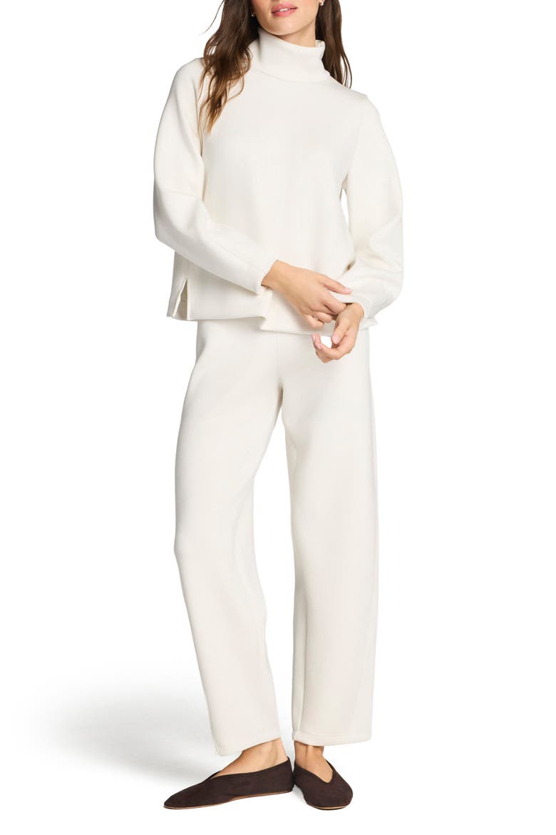 AirEssentials® Luxe Mock Neck Sweatshirt, Alternate, color, LINEN