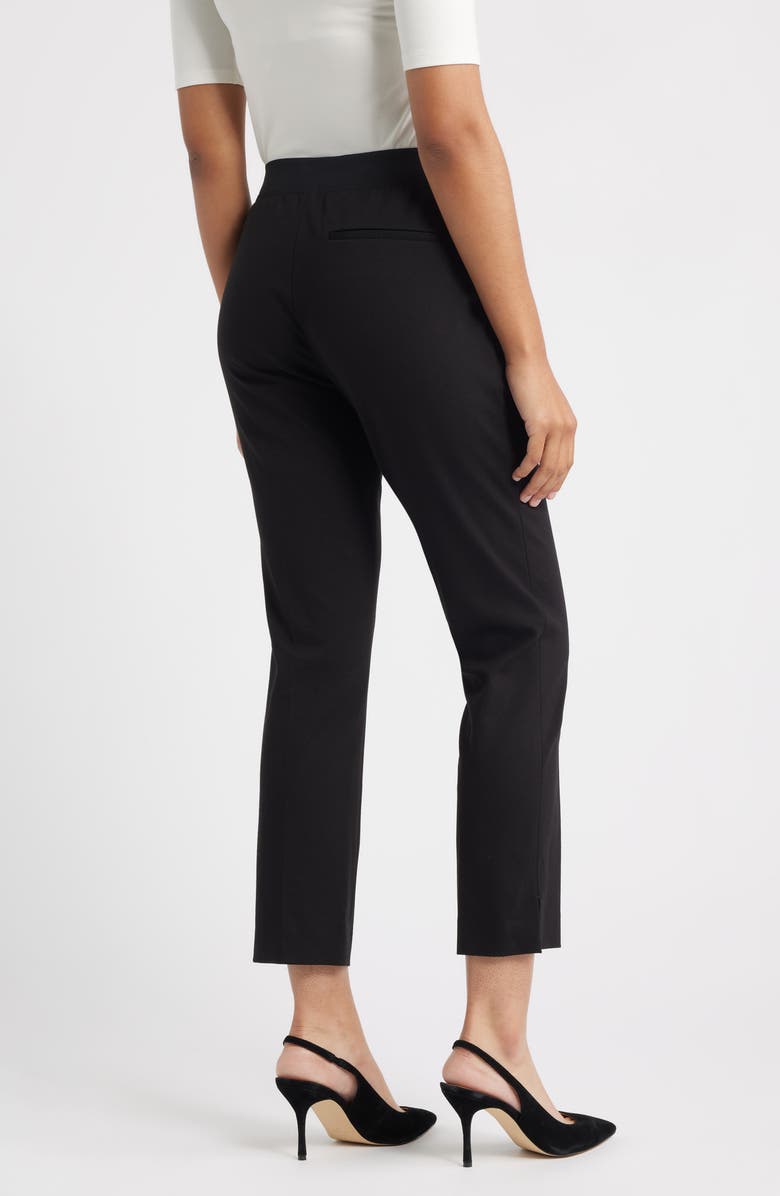 BOSS Tapria Crop Pants, Alternate, color, Black