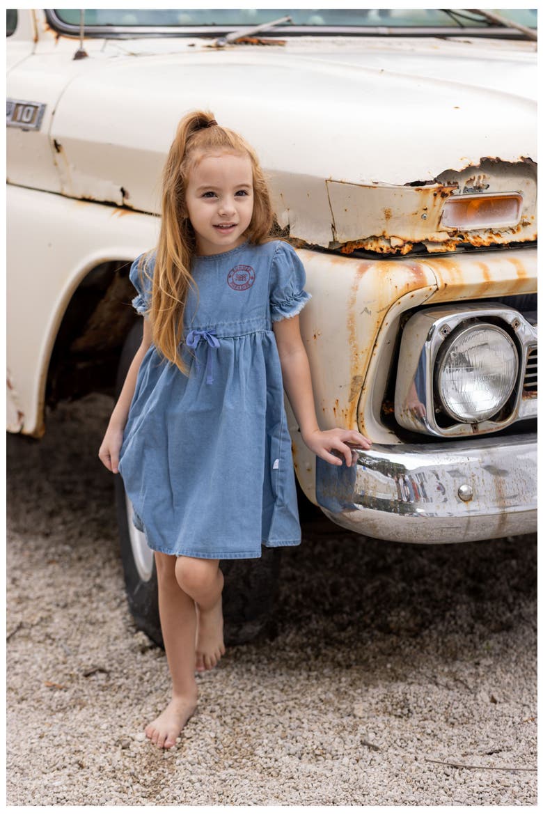 Denim Dress, Alternate, color, Blue