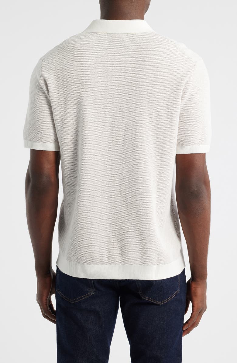 Robert Barakett Ronric Polo Sweater, Alternate, color, Powder Coral