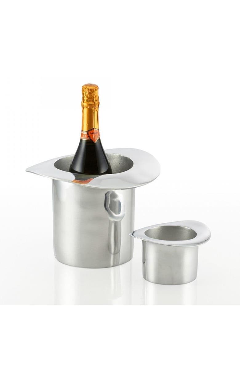 Lunares Top Hat, Alternate, color, Silver