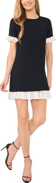 CeCe Ruffle Sheath Minidress