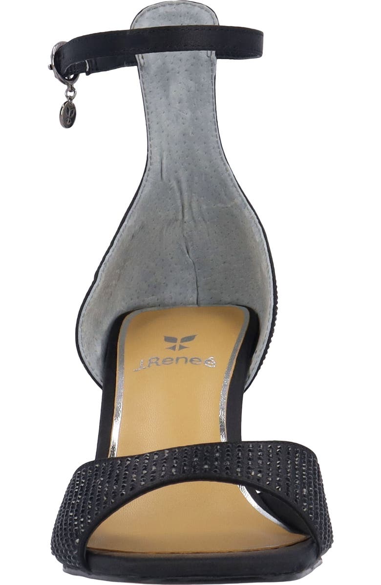 J. Reneé Lantana Ankle Strap Sandal, Alternate, color, Black