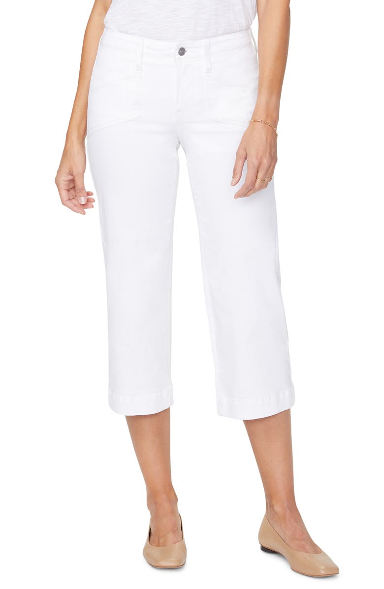 NYDJ Utility High Waist Wide Leg Capri Jeans, Main, color,