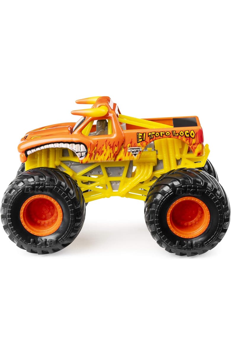 Monster Jam El Toro Loco vs Monster Mutt Monster Truck Duo Pack- True Metal 164 Scale Die-Cast Twin Showdown Pack, Alternate, color, Yellow