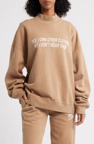 HAPPY CAMP3R Own Other Clothes Mock Neck Sweatshirt