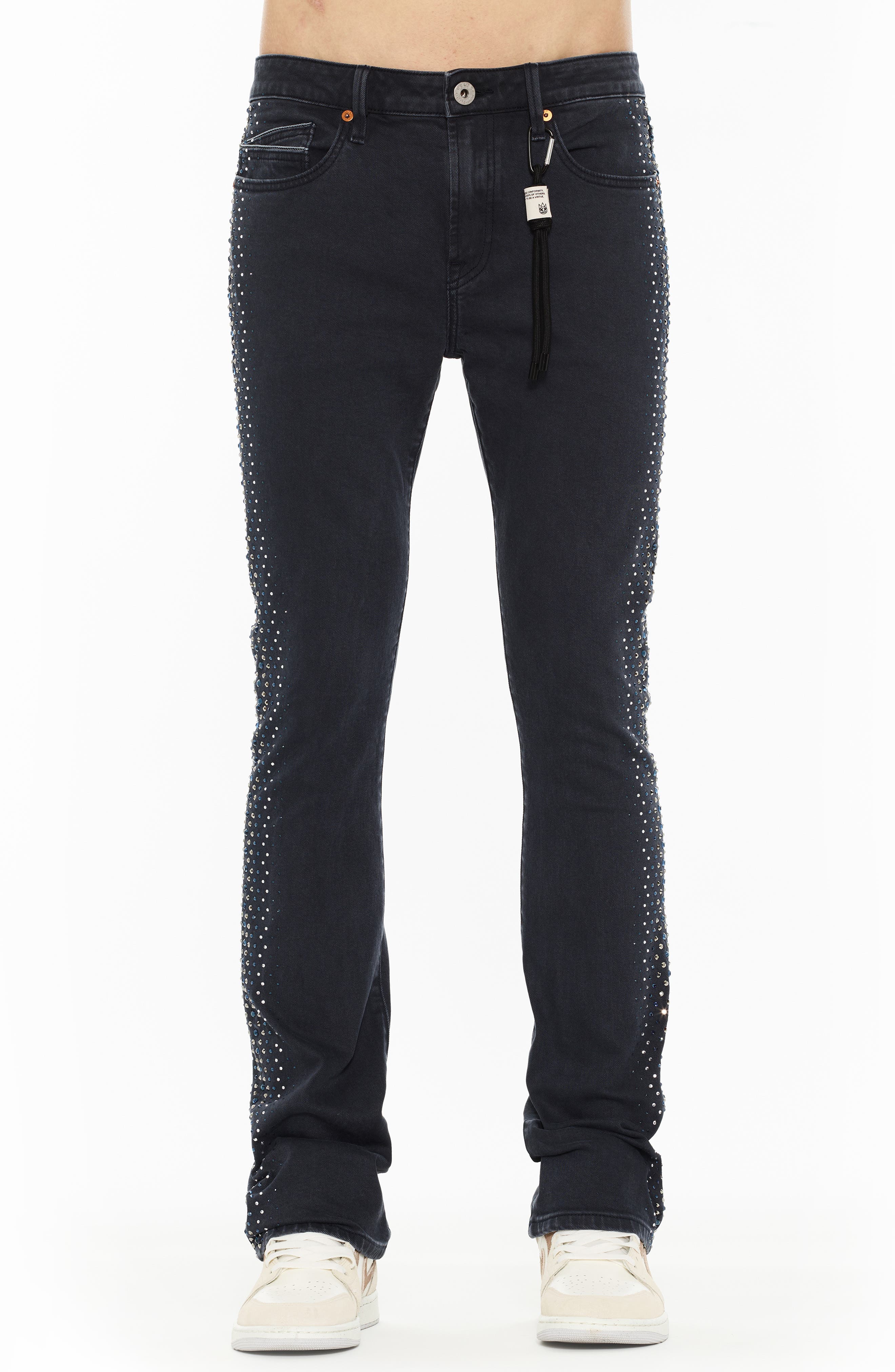 Premium Lenny B Crystal Embellished Bootcut Jeans