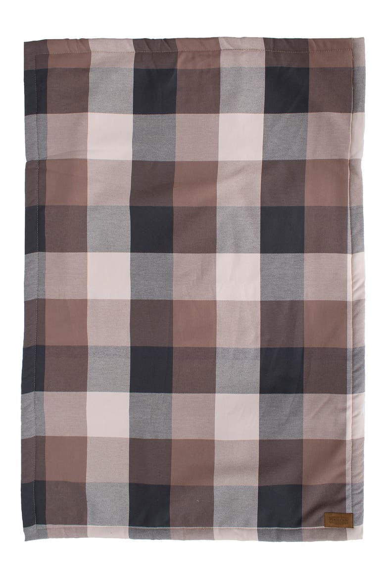 Plaid & Fleece Crate Blanket, Alternate, color, BLOCK PLAID