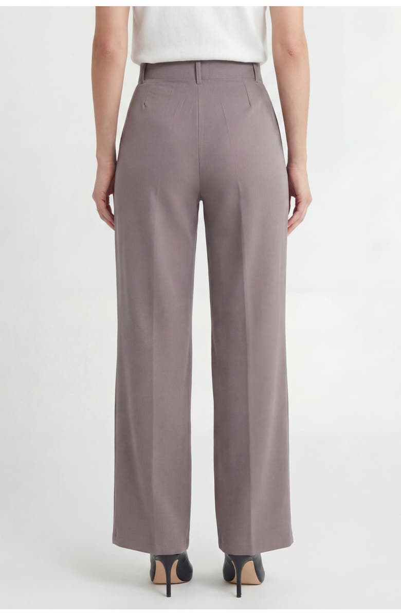 Solomon & Sage Classic Organic Wide Leg Pants, Alternate, color, Rose-Gray
