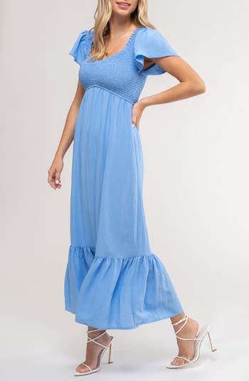 Short Sleeve Midi Dress