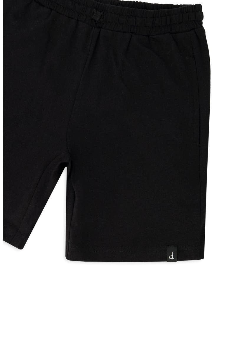 Organic Cotton Jersey Shorts, Alternate, color, Black